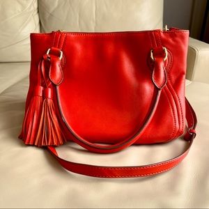 J. Crew Italian leather bag
